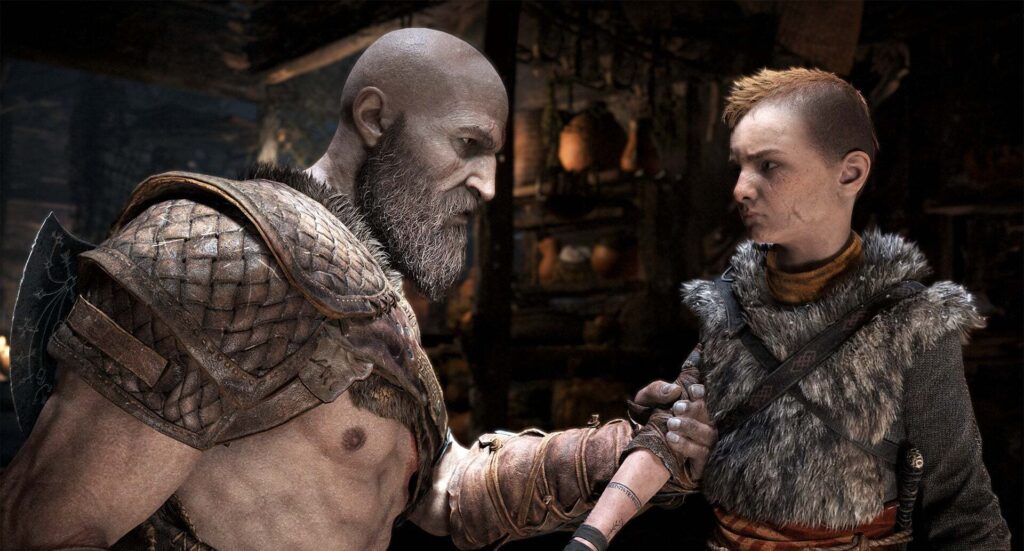 Kratos and Atreus : God of War 4 