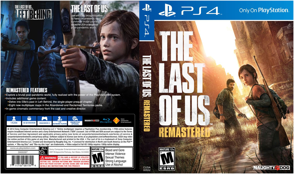 The Last of Us Remastered (2014) as seen on PS4