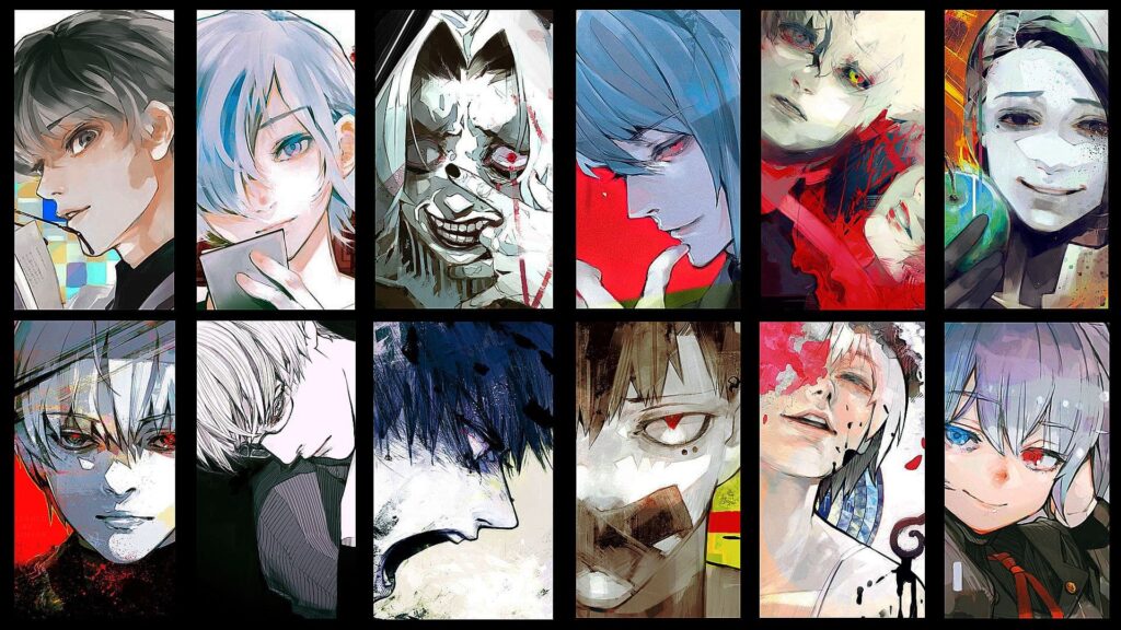 Compelling Characters as see in Tokyo Ghoul Manga