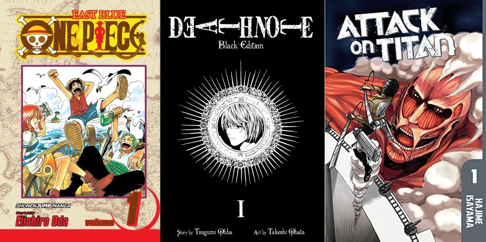 Image Source: Popular Manga Series - One Piece, Death Note and Attack on Titan