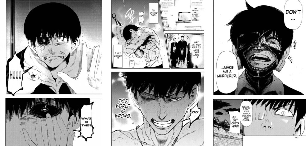 Characters in Dilemma as seen in Tokyo Ghoul Manga